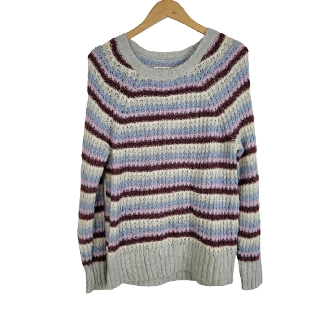 American Eagle crochet knit sweater
